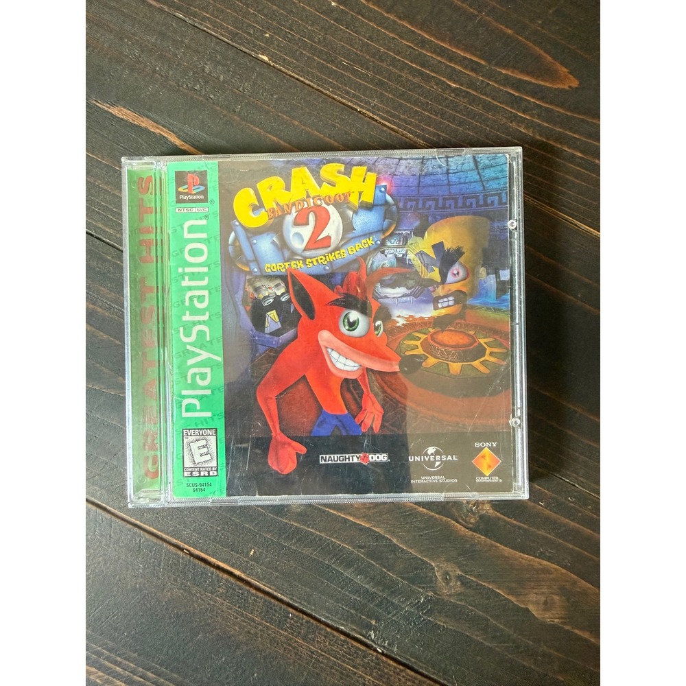 Crash Bandicoot 2 Cortex Strikes Back Sony PlayStation 1 PS1 Greatest Hits